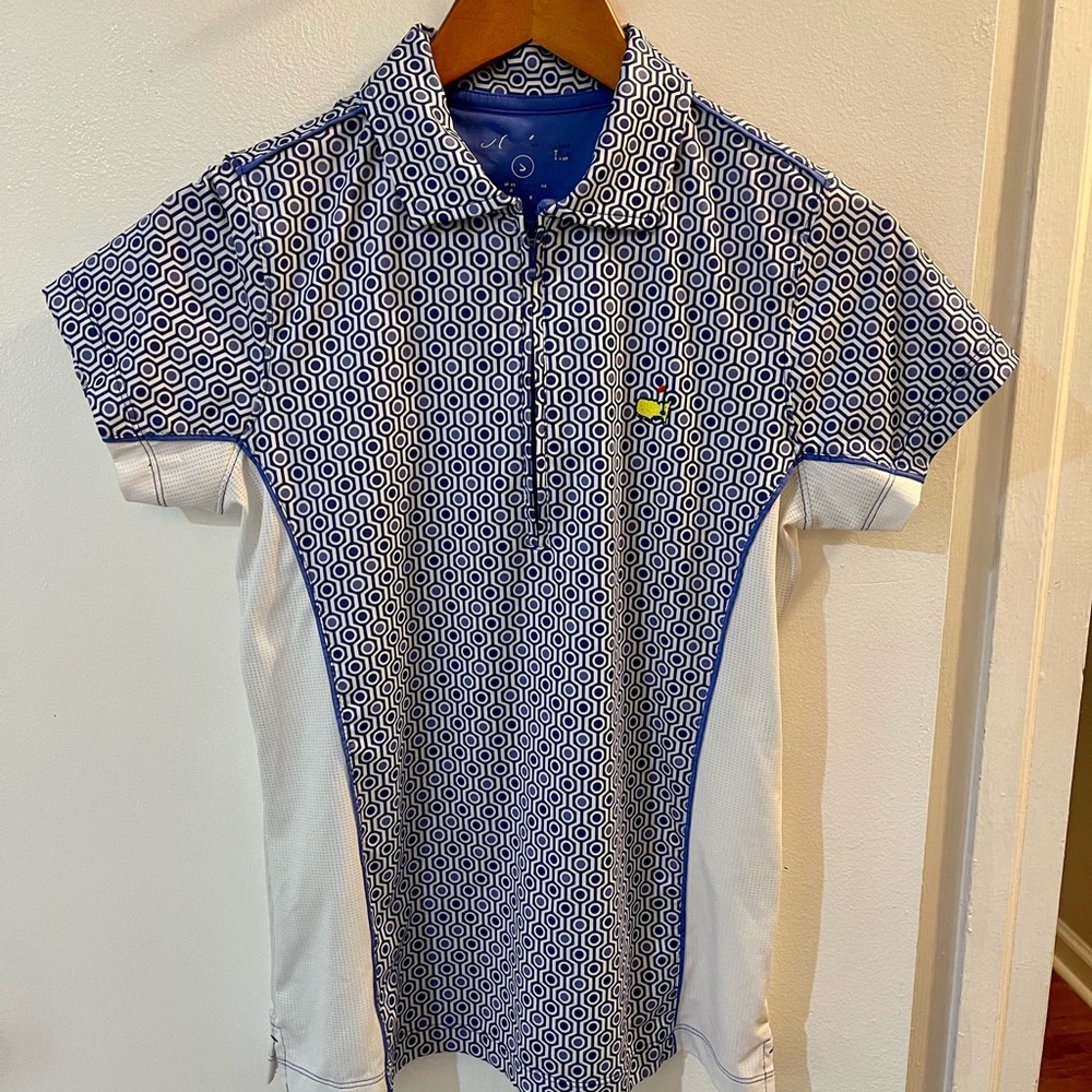 Magnolia Lane Tech Women’s Master’s Short Sleeve 3/4 Zip Polo Size S LIKE NEW